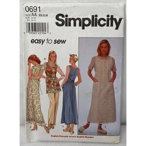 Lot of 2 Vintage Sewing Patterns Jumper Uncut Multi-Sizes 8-12